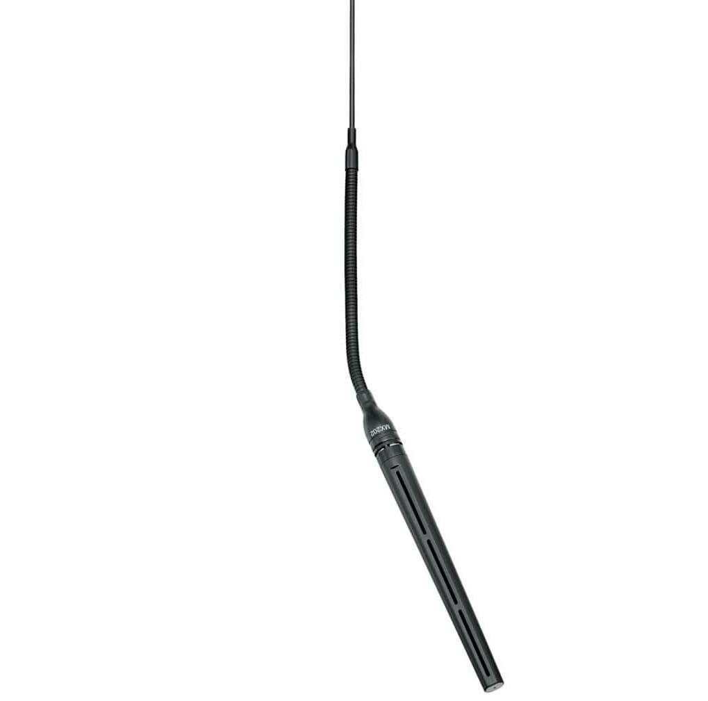 SHURE MX202B/MS Подвесной театрально-хоровой микрофон конденсаторный суперкардиоидный мини-пушка встроенный предусилитель 20-20000 Гц 22 мВ/Па Ma