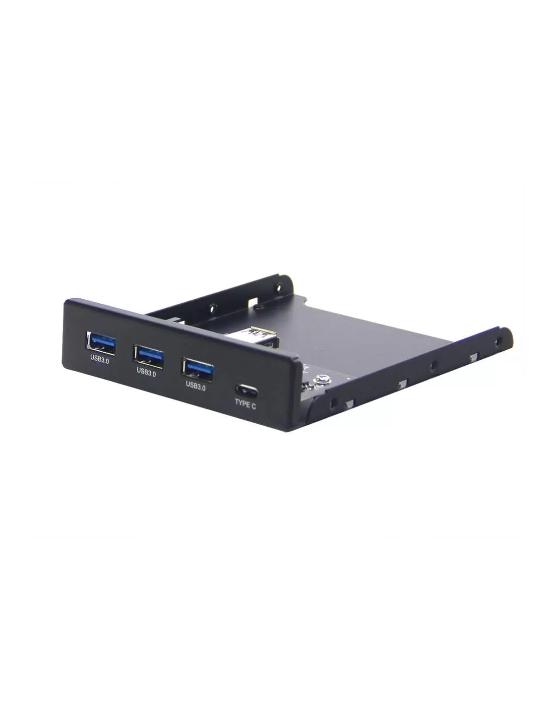Адаптер Gembird Планка USB 3.0 на переднюю панель в отсек 3.5" 3xUSB-A 3.0 + 1xType-C