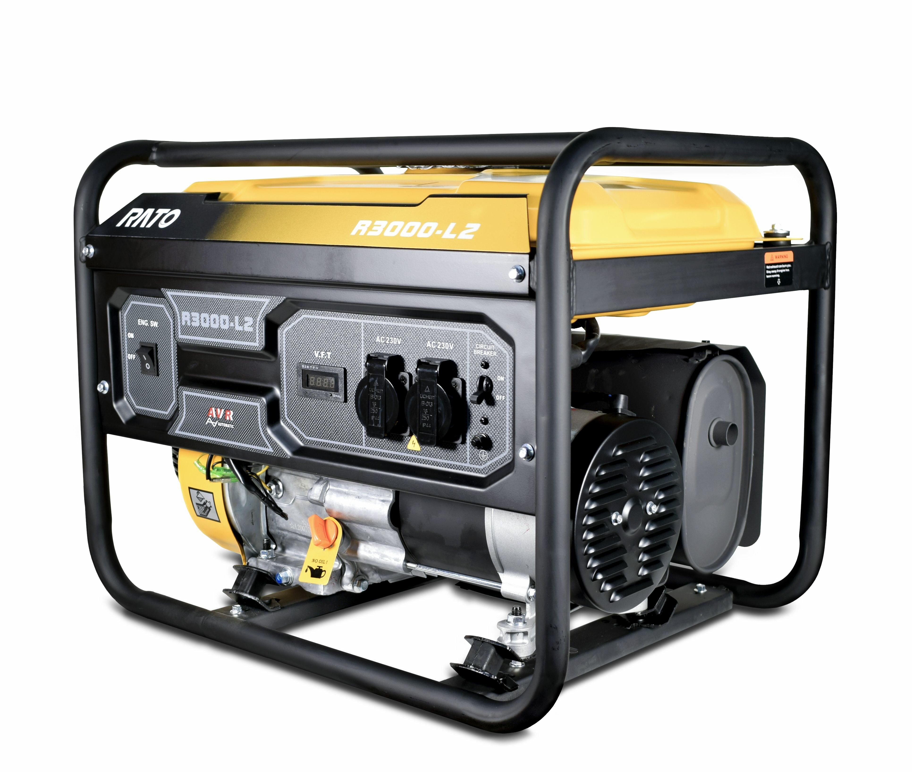Генератор бензиновый RATO R3000-L2 (3 кВт, 7 л.с.) Надежный генератор с ручным стартером. Гарантия 2 года! - фотография № 6