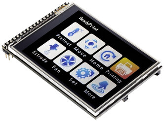 TFT 2.8" LCD Touch Screen module, 3.3V, with SD and MicroSD card, Плата расширения, RobotDyn