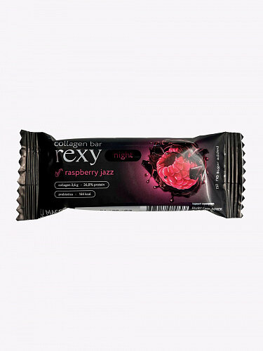 ProteinRex, Батончик Rexy Night Raspberry Jazz с коллагеном, 2 штуки