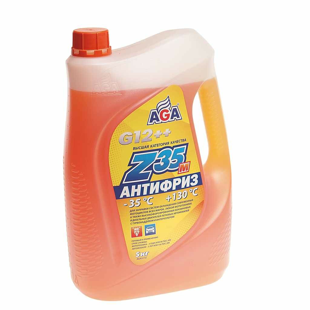 Антифриз оранжевый -40C 5л Antifreeze Z35m, AGA311Z, AGA