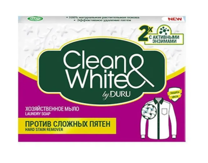 CLEAN&WHITE DURU Mыло хозяйственное
