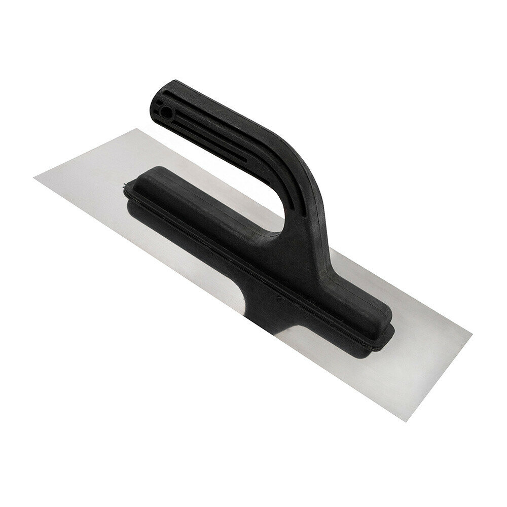 фото Гладилка плоская Hesler 270х130 мм для клея и штукатурки с пластиковой ручкой