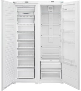 Встраиваемый холодильник Side by Side Scandilux SBSBI303EZ (RBI303EZ+FNBI303E)