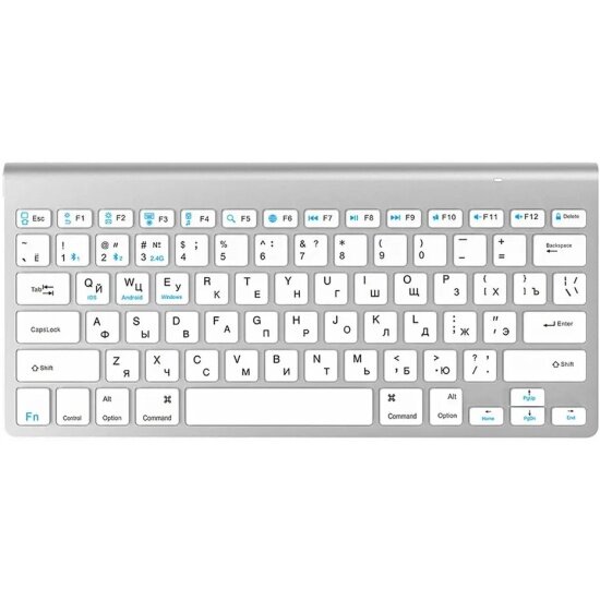 Клавиатура Olmio WK-15 беспроводная белый (046403)