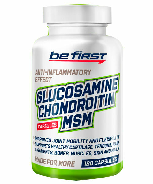 Препарат для укрепления связок и суставов Be First Glucosamine Chondroitin MSM