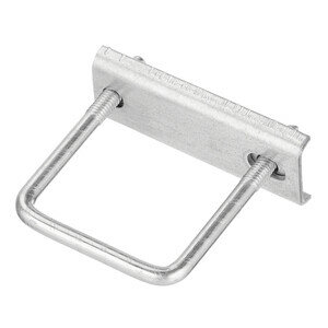 фото Крепление сетки/секции заборной к столбам 40х40 мм оцинкованное (3 шт.)