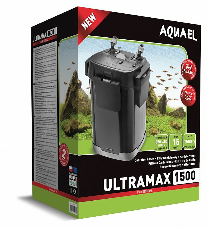 AQUAEL Внешний фильтр ULTRAMAX 1500 1500 л/ч. для аквариумов от 250 до 400 л