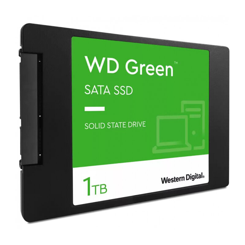 Накопитель SSD WD Original SATA III 1Tb WDS100T2G0A Green 2.5" Western Digital - фото №3