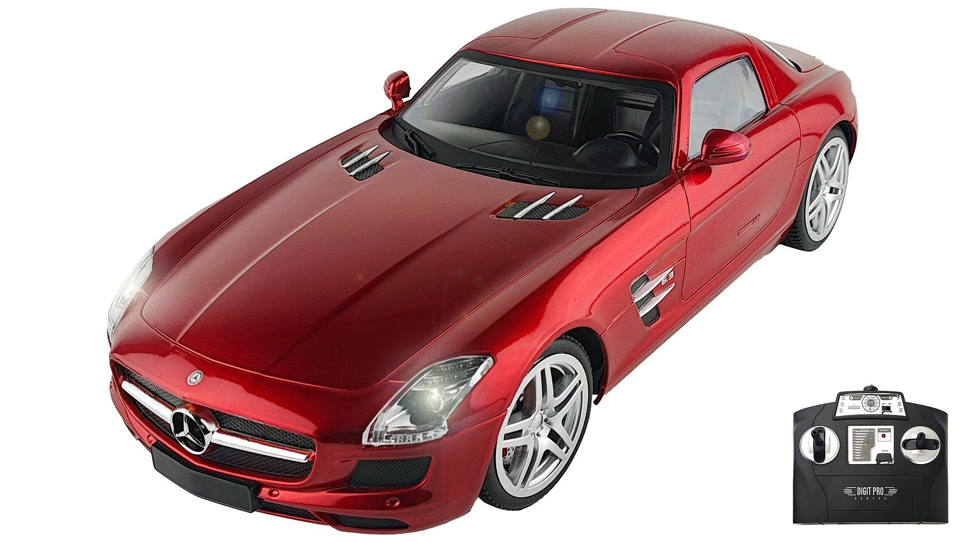 Радиоуправляемая машинка Mercedes-Benz SLS масштаб 1:14 - MZ-2024-R