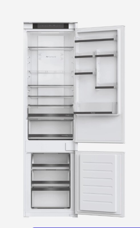 Встраиваемый холодильник Haier HBW5519ERU, белый