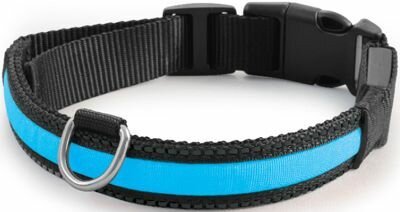 фото Триол Светодиодный ошейник NIGHT CITY синий L, 410-510мм (ошейник+кабель USB-mini) х200