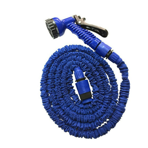 фото Шланг саморастягивающийся зеленый ЛУГ Шланг 3 4х5-15м 18мм стрейч с распылителем ЗЛ-34 15