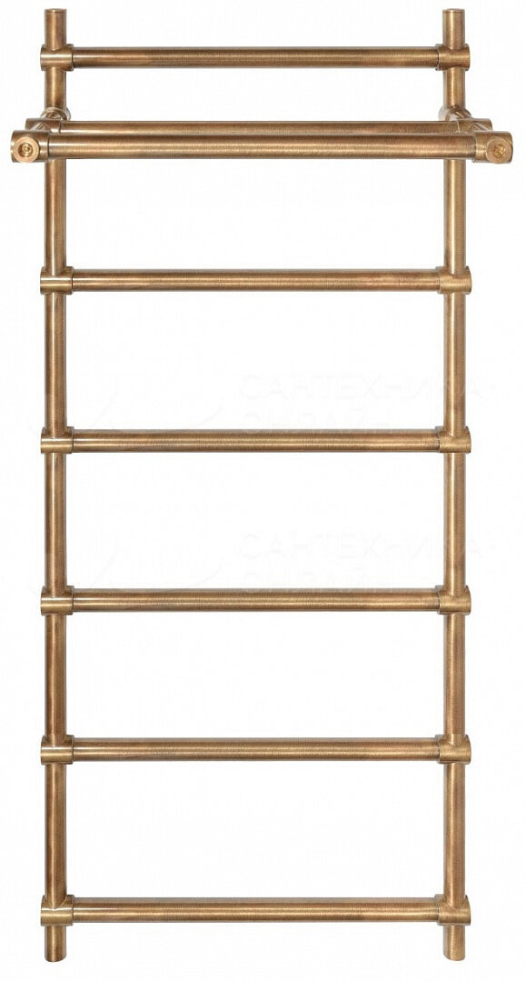 фото Secado Полотенцесушитель электрический латунный Secado Флоренция 3 60x120 бронза