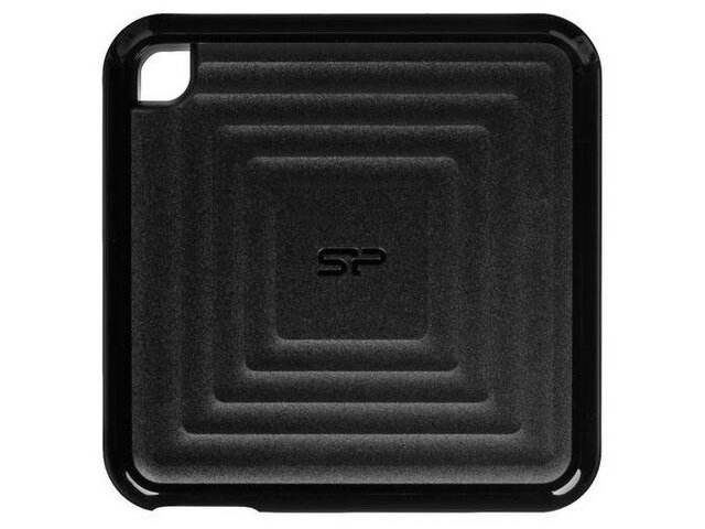 Накопитель SSD Silicon Power USB-C 1Tb SP010TBPSDPC60CK PC60 черный