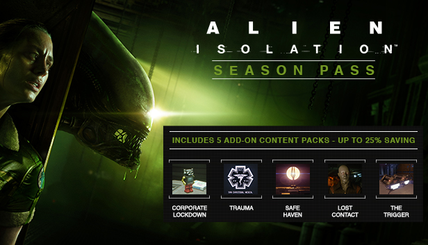 Дополнение Alien: Isolation - Season Pass для PC(ПК), Русский язык, электронный ключ, Steam