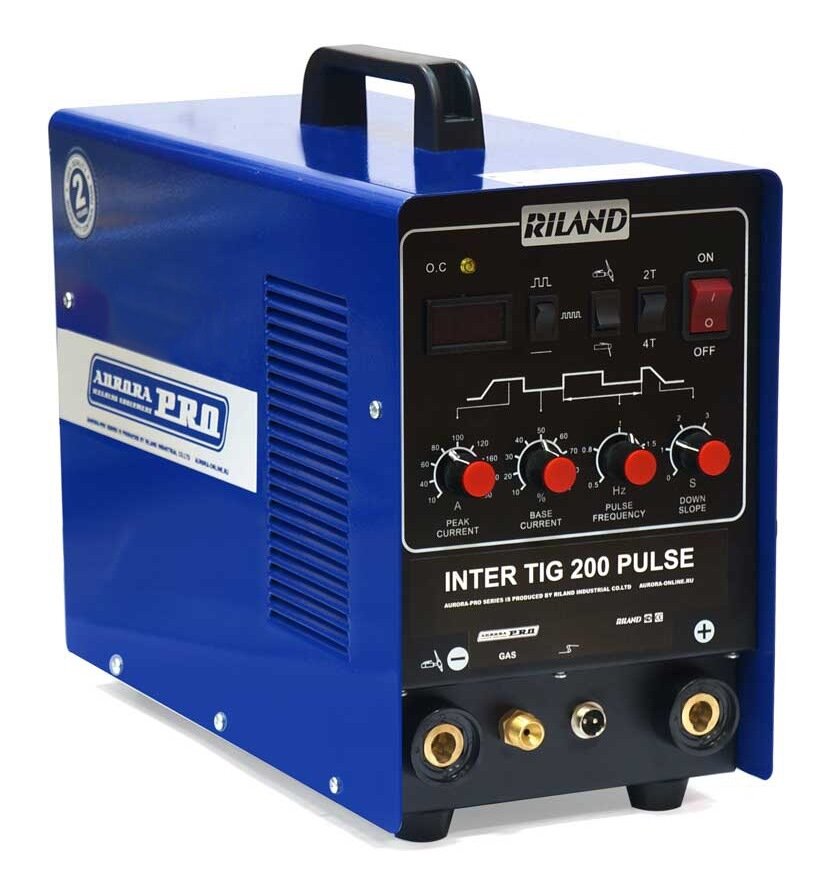 Инвертор сварочный AURORA PRO INTER TIG 200 PULSE Mosfet 6.2кВт 220В TIG/MMA 10-200А