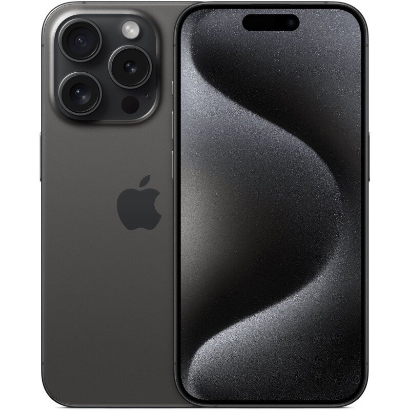 Apple Смартфон Apple iPhone 15 Pro 512GB Black Titanium MTQD3ZA/A (Dual Sim Сингапур)