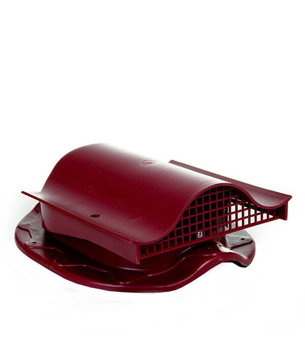 фото Аэратор Поливент КТВ-вентиль для готовой кровли из металлочерепицы красное вино