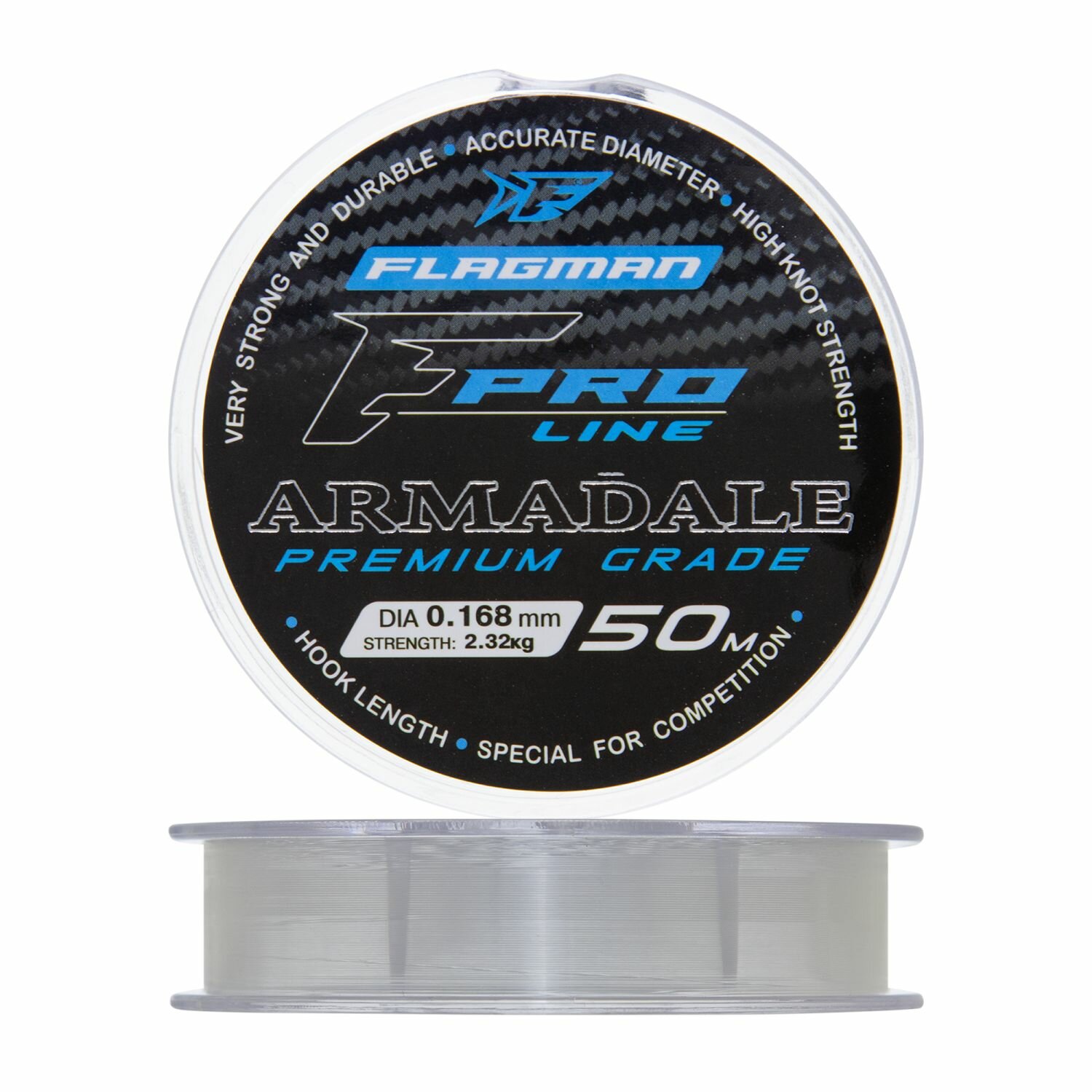 Леска монофильная для рыбалки Flagman Armadale Premium Grade 0168мм 50м (clear)