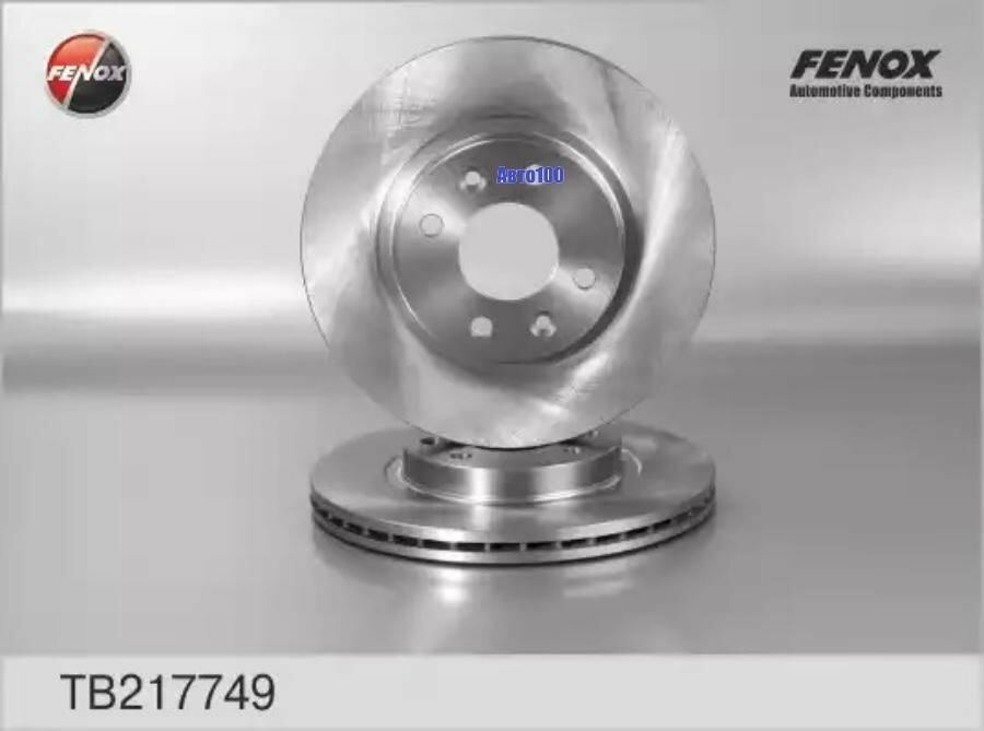 Диск тормозной передний FENOX TB217749