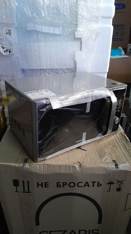 Микроволновая печь SAMSUNG MS23F302TAS/BW серебристый (УЦЕНКА)
