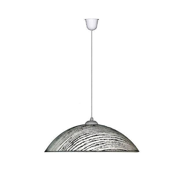 фото Светильник подвесной балтийский стиль kirsten 1х60вт е27 стекло белый