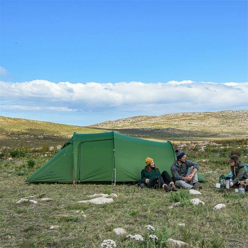 Палатка двухместная Naturehike Opalus NH20ZP001, оранжевая, 6927595750667