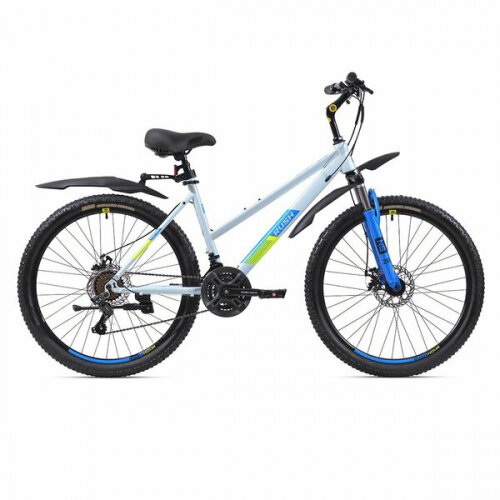 фото Женский велосипед Rush Hour 26" 21ск LADY 515 DISC ST белый рама 15"