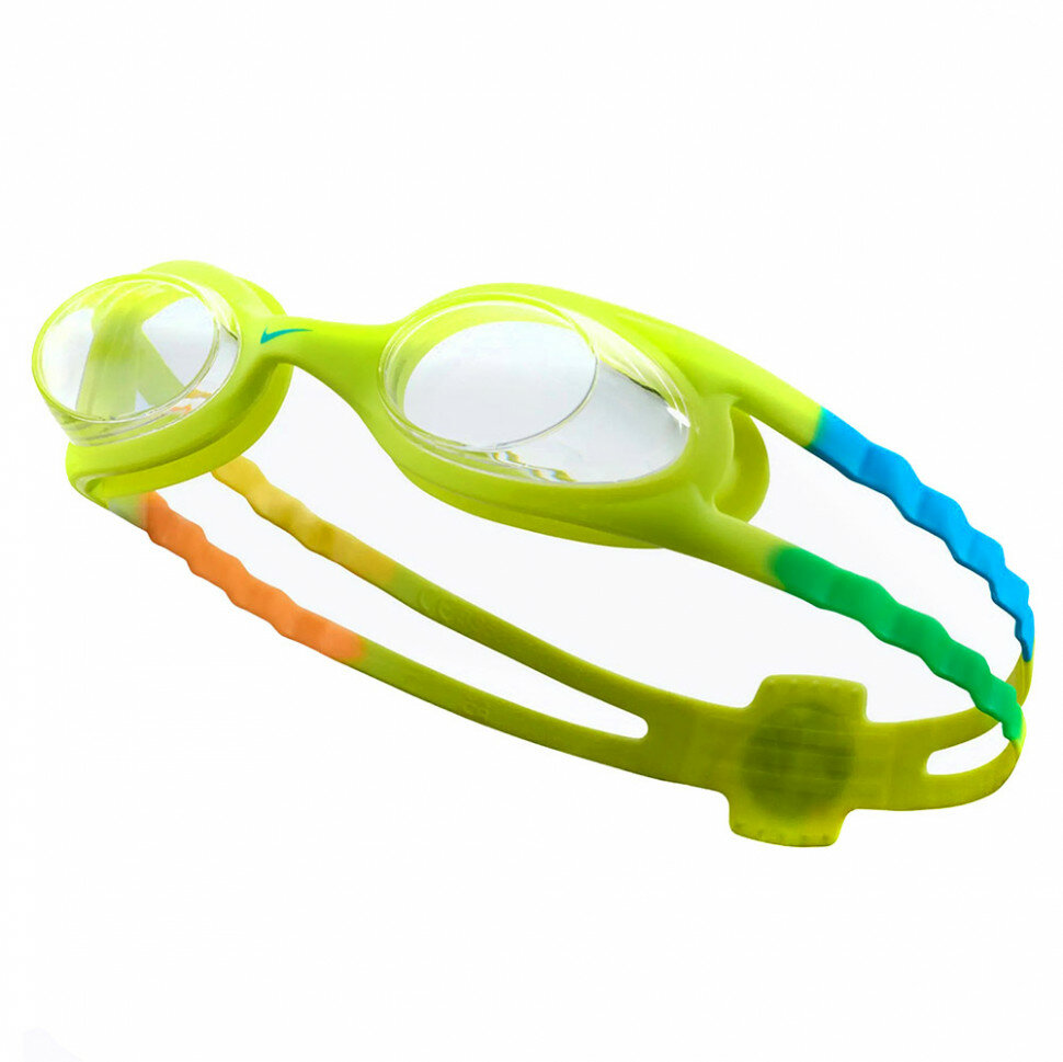 Очки для плавания для детей 3-6 лет Nike Easy Fit, прозрачные линзы
