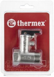 Клапан предохранительный THERMEX 1/2", 8 бар, с ручкой (блистер)