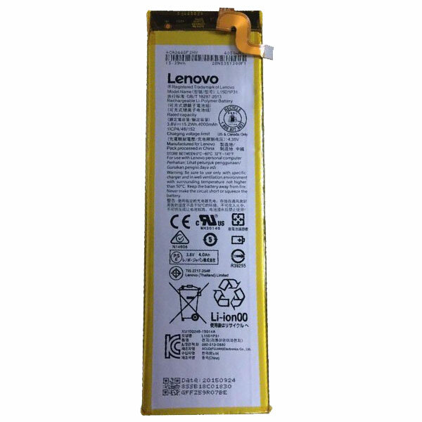 Аккумулятор для Lenovo Yoga tab 3 pro 10 yt3-x90f yt3-x90z yt3-x90x yt3-x90y yt3-x90l (L15d1p31) 15.2Wh 4000mAh 3.8V