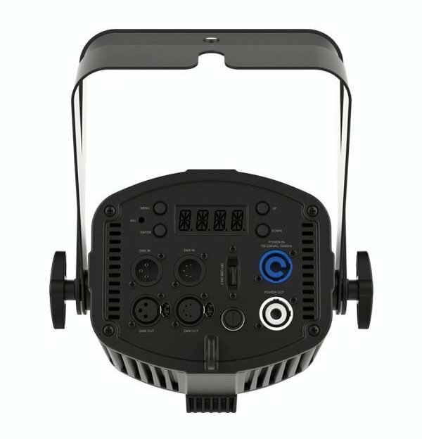 CHAUVET-DJ EVE P-140VW Прожектор линзовый, 40х3.5Вт CW+WW+A светодиодов, 3/9 каналов DMX, разъемы XLR-3p+5p, DFi-USB порт, стробоскоп 0-34Гц, угол лу