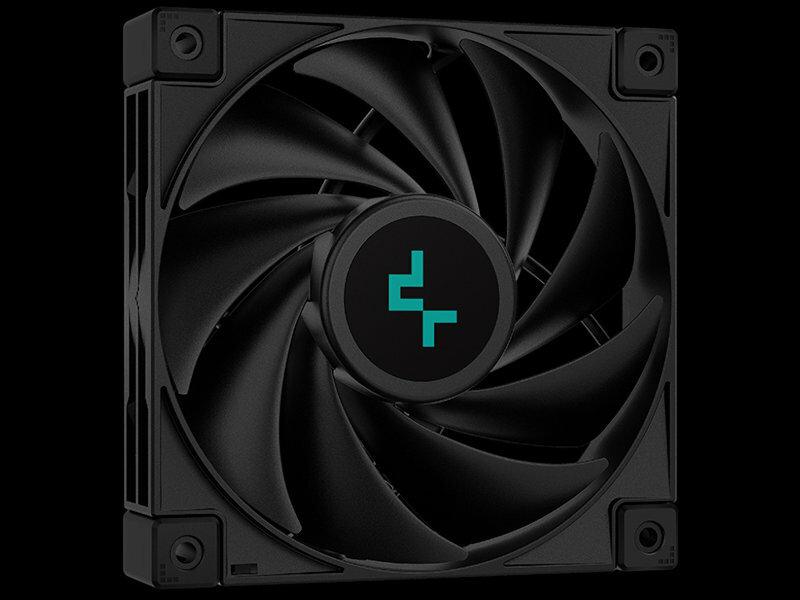 Кулер Deepcool LGA1700/1200/115X/AM5/AM4 (TDP 260W, PWM, DUAL Fan 120mm, 4 тепл. трубки, черный) RET - фото №3