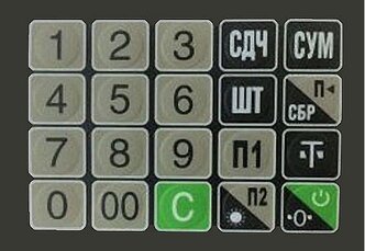 Наклейка клавиатуры для весов M-ER 326АС