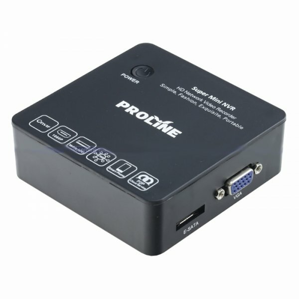 Видеорегистратор сетевой Proline PR-E4M441N IP (4 видео/аудио H.264/G.711A 100 к/с 720P; 960P; 1080P внешний USB диск Е-SATA)