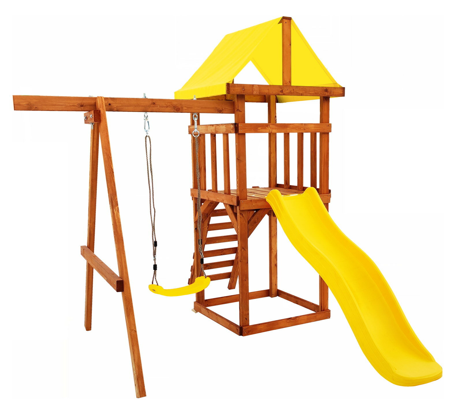 Детская игровая площадка Babygarden Sunplay - желтый (спортивно-игровая площадка для дачи и улицы)