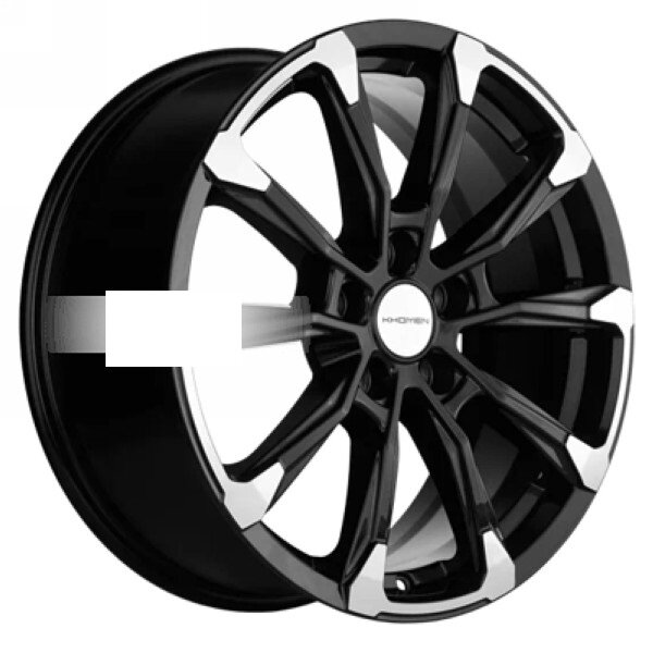 Колесный диск Khomen Wheels KHW1808 7,5x18 5*114,3 ET45 60,1 Black-FP