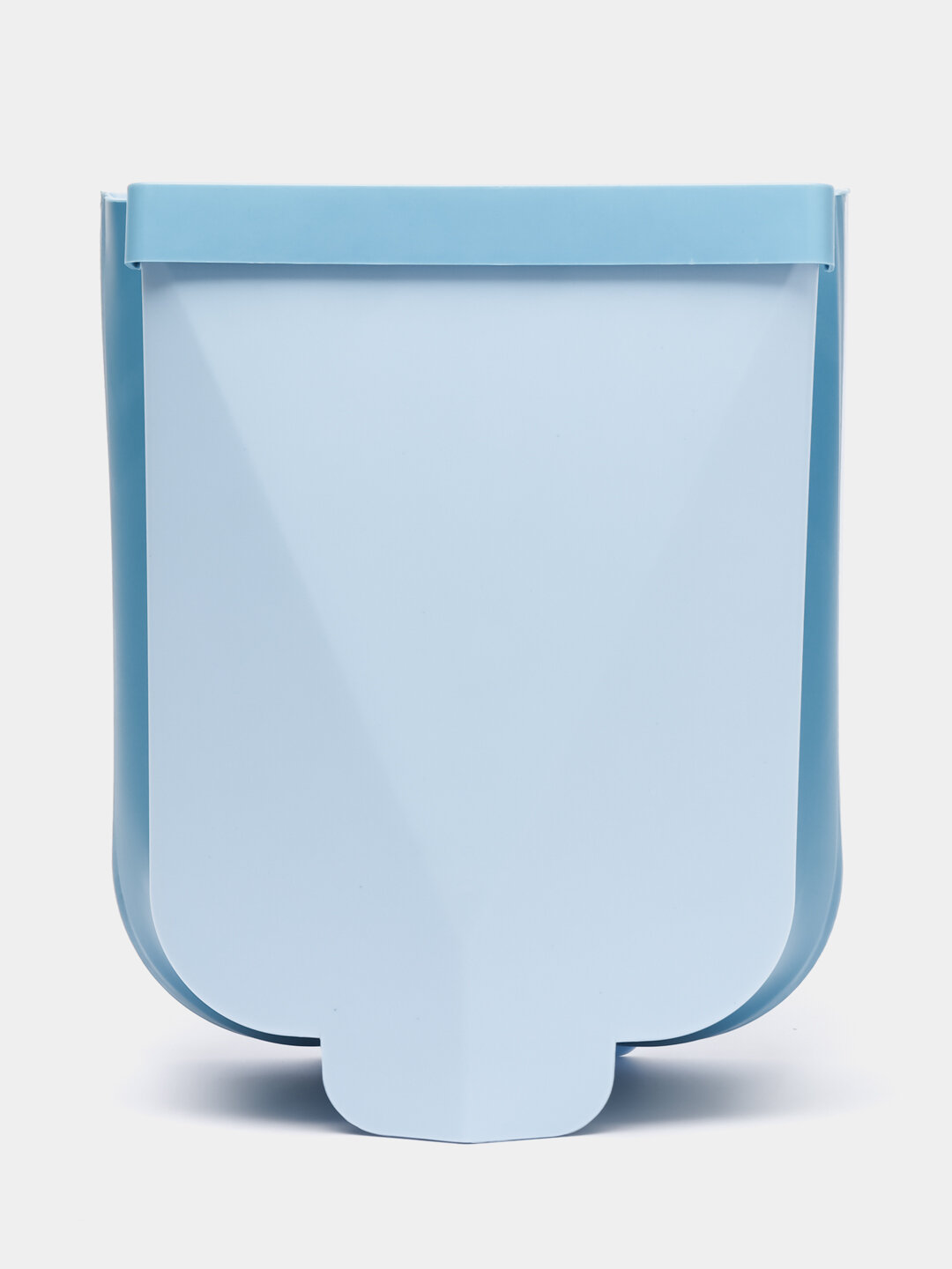 Подвесное складное мусорное ведро, силикон Размер 30х25х14 см - 10 литров, Цвет Голубой