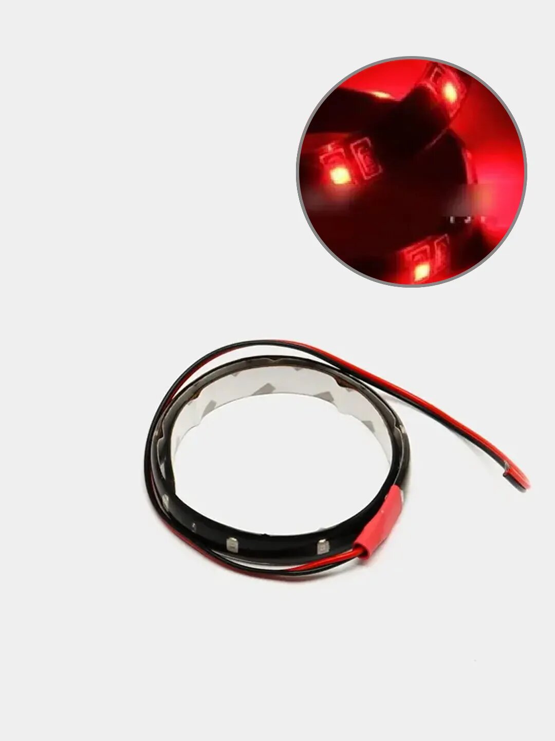 Светодиодная LED лента 5 цветов 12V Цвет Красный - фотография № 1