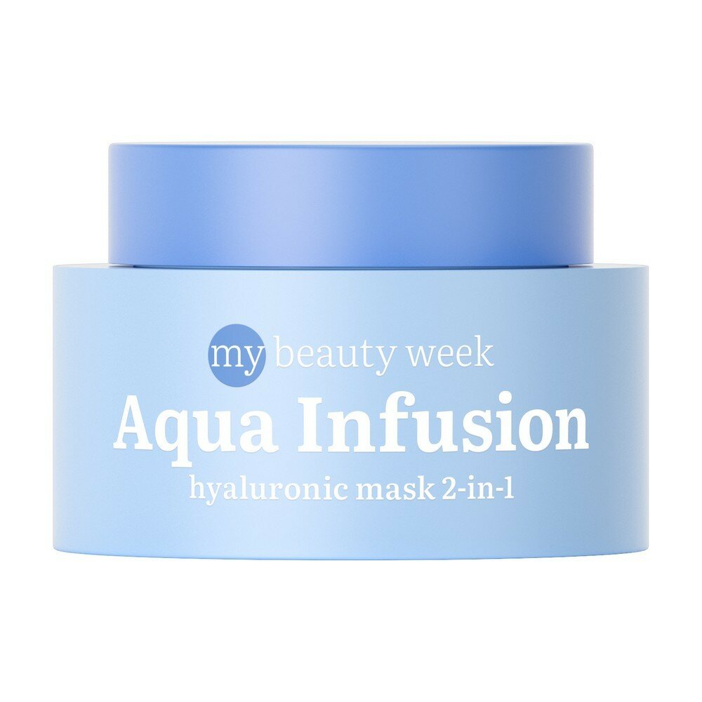 Увлажняющая маска для лица 2 в 1 7 days My Beauty Week " Aqua Infusion " с гиалуроновой кислотой 50мл