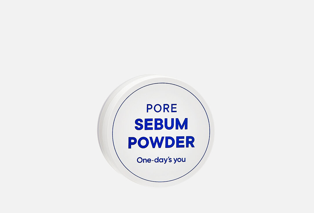 Прозрачная матирующая пудра для лица One-days you Pore sebum powder / вес 3 мл