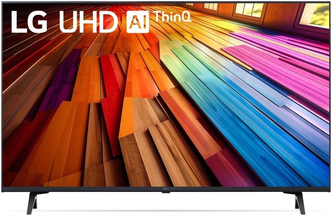 LG Телевизор LED LG 43" 43UT80006LA. ARUB черный 4K Ultra HD 60Hz DVB-T DVB-T2 DVB-C DVB-S DVB-S2 USB WiFi Smart TV 43UT80006LA. ARUB