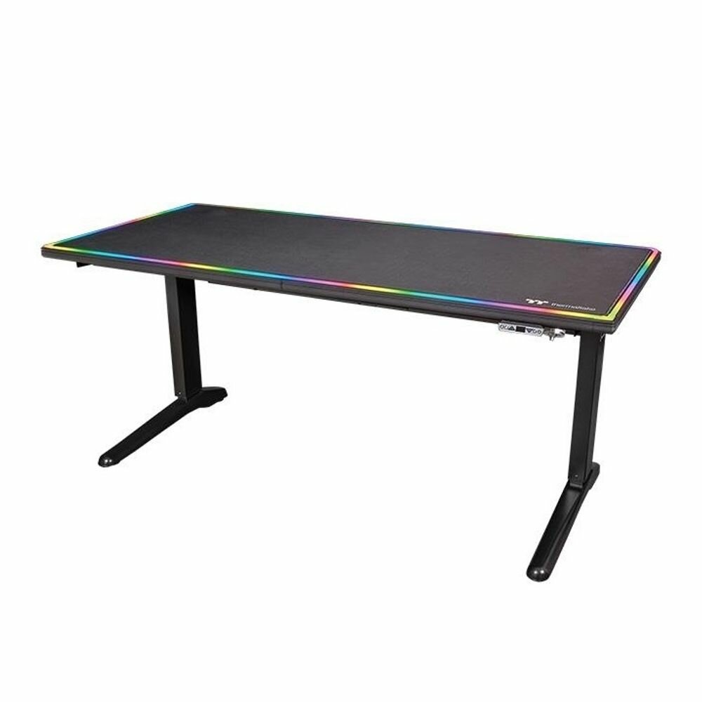 Стол компьютерный Thermaltake GGD-LBS-BKEIRX-01 Black, Electric, RGB - фото №1