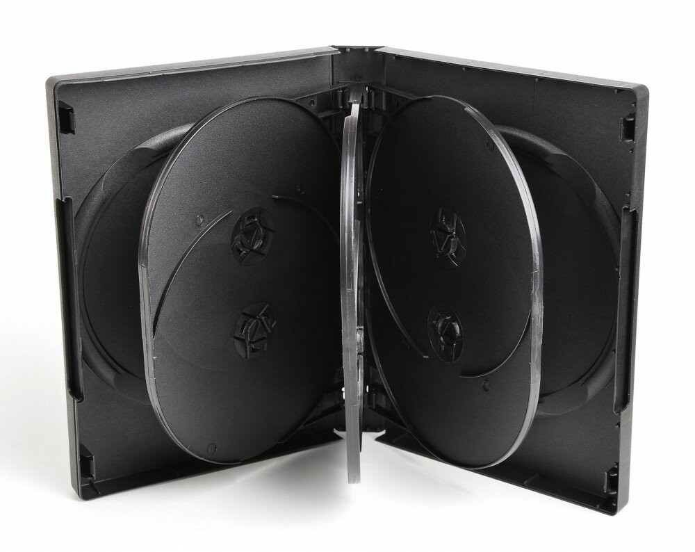 DVD Box (коробка) на 8 дисков (черный футляр) (1-85)