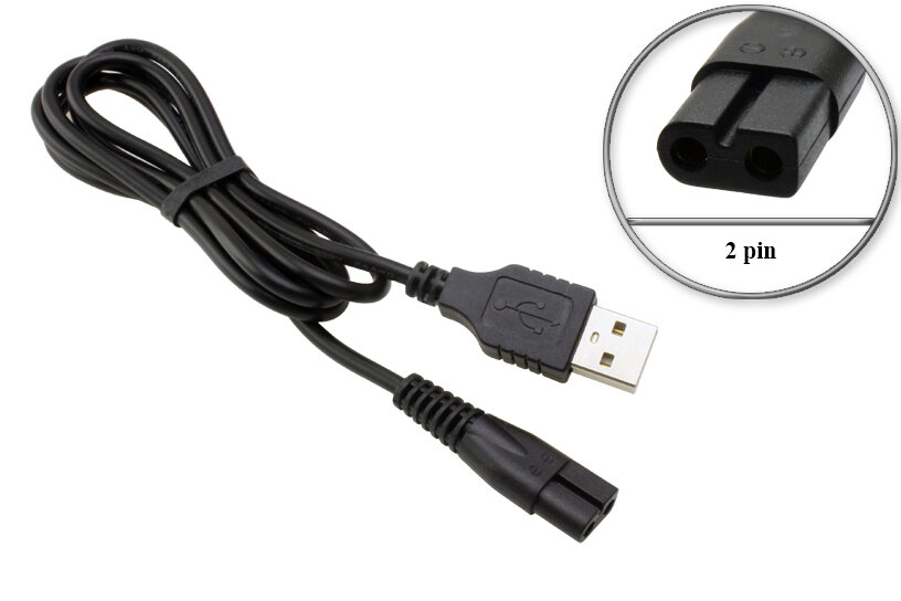 Кабель USB - 5V (UC TSRP) для зарядки от устройства с USB выходом триммера, машинки для стрижки и др.