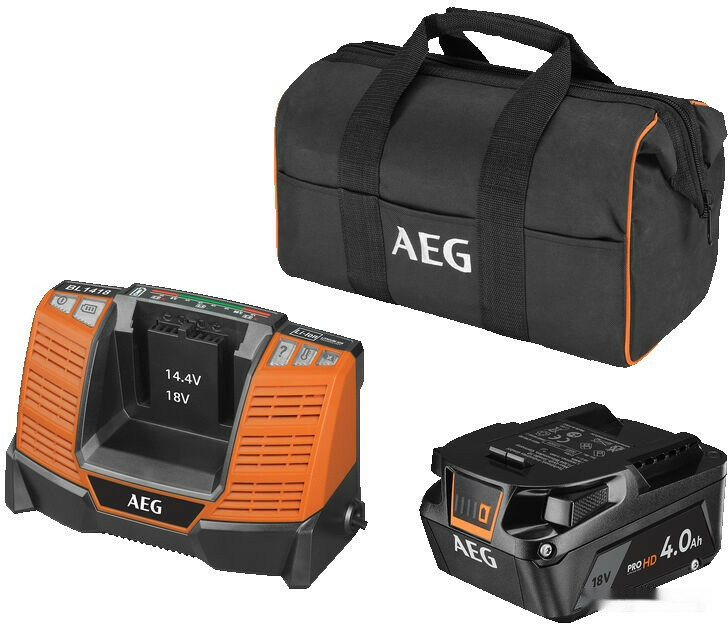 Аккумулятор для инструмента AEG Powertools SEТL1840SHD 4935478944 (18В/4 Ah + 18В сумка)