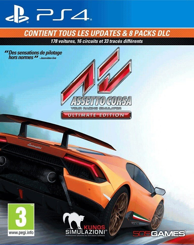 Assetto Corsa (Ultimate Edition) (русские субтитры) (PS4) Новый