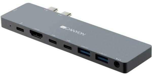 USB-концентратор Canyon 8-в-1 (CNS-TDS08DG) разъемов: 8